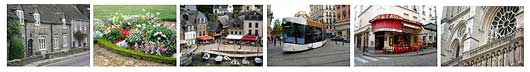 Examples of pictures for a typical path