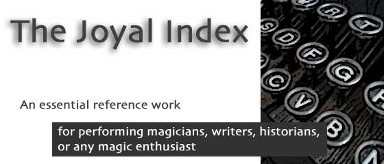 The Joyal Index